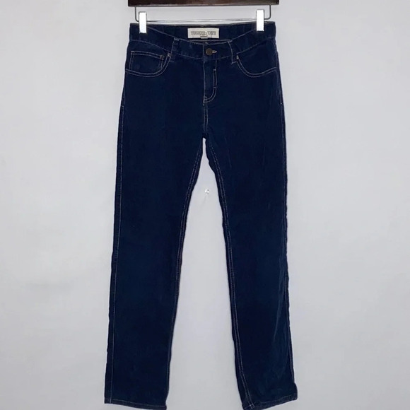Tucker + Tate Navy Blue Corduroy Adjustable Pants - Picture 1 of 6